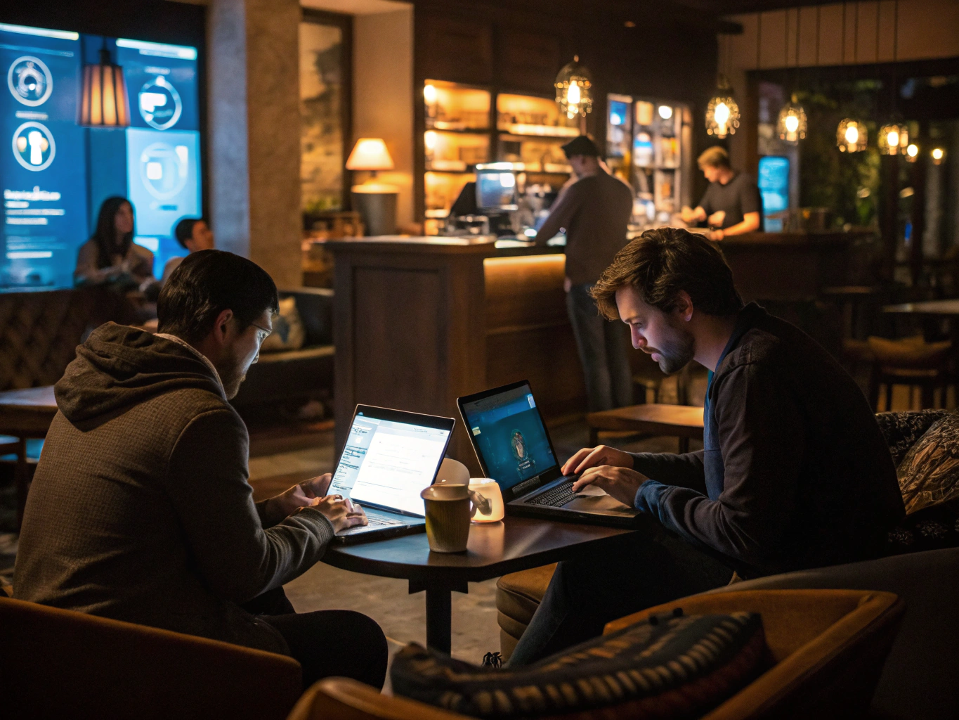 Remote workspace with encrypted connection and security analytics